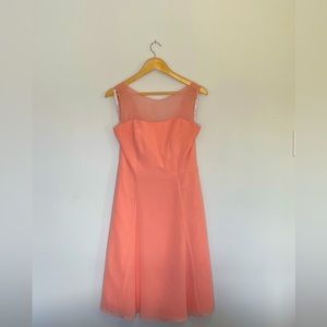 Peach Alfred Angelo Dress